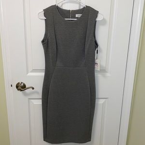 NWT Calvin Klein Grey Dress